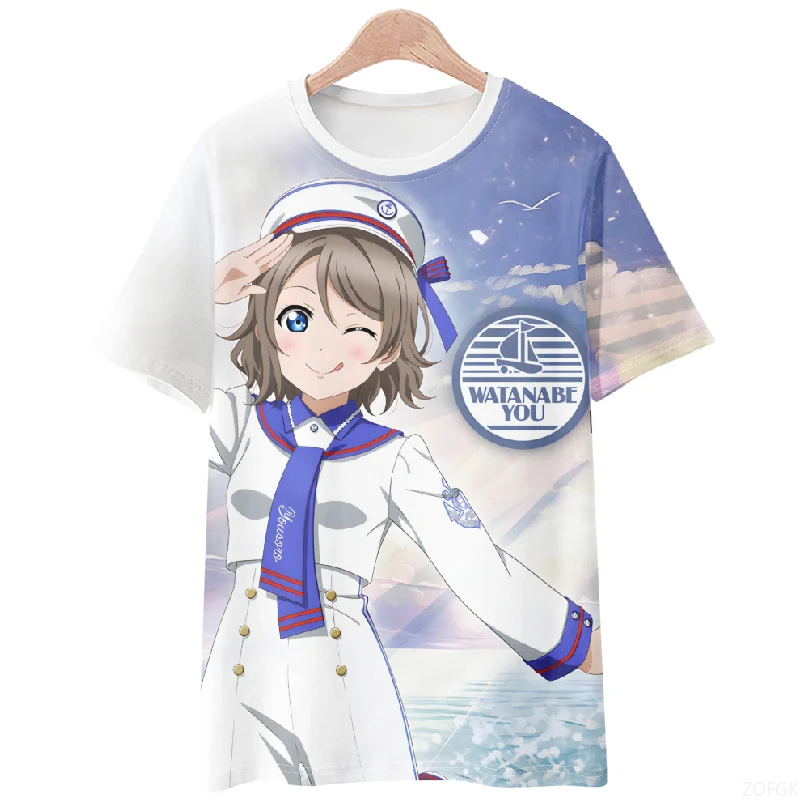 Kaus Lengan Pendek Nyaman Kasu - Anime Merchandise Online ulasan dan harga